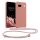 Husa cu jnur Google Pixel 8a, Roz, Silicon, KWM000020KW007C