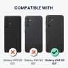 Husa cu jnur detasabil Samsung Galaxy A54 5G, Transparent/Negru, Silicon, KWM000021UI001C