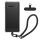 Husa cu jnur detasabil Samsung Galaxy S10, Transparent/Negru, Silicon, KWM000021UJ001C