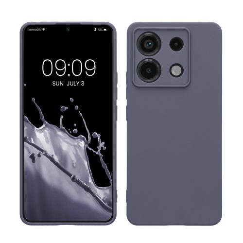 Husa Xiaomi Redmi Note 13 Pro 5G, Gri, Silicon, KWM000020LD032C