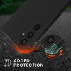 Husa cu jnur Samsung Galaxy A35, Negru, Silicon, KWM000021TN001C