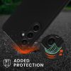 Husa cu jnur Samsung Galaxy A55 5G, Negru, Silicon, KWM000021UM001C