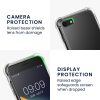 Husa cu jnur detasabil Apple iPhone SE (2022)/iPhone SE (2020)/iPhone 8, Transparent/Negru, Silicon, KWM000022TJ001C