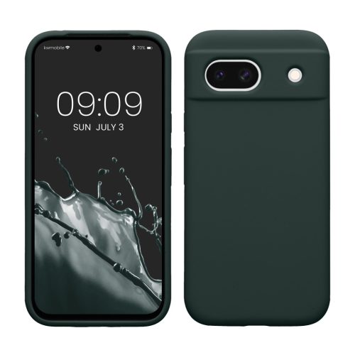 Husa Google Pixel 8a, Verde inchis, Silicon, KWM000020KQ028C