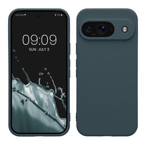 Husa Google Pixel 9, Verde inchis, Silicon, KWM000020PG008C