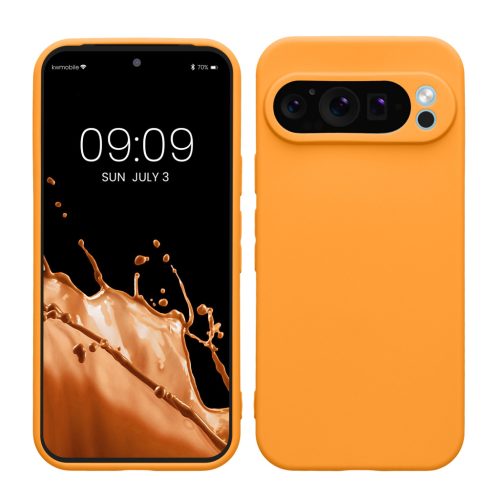 Husa Google Pixel 9 Pro, Portocaliu, Silicon, KWM000020PH002C