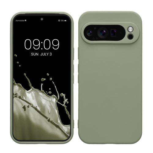 Husa Google Pixel 9 Pro, Verde deschis, Silicon, KWM000020PH009C