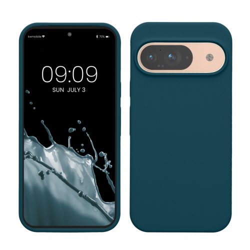 Husa Google Pixel 9/Pixel 9 Pro, Albastru, Silicon, KWM000020PI008C