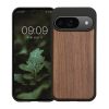 Husa Google Pixel 9/Pixel 9 Pro, Maro, Lemn/Silicon, KWM000020PJ001C