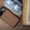Husa Google Pixel 9/Pixel 9 Pro, Maro, Lemn/Silicon, KWM000020PJ001C