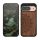 Husa Google Pixel 9/Pixel 9 Pro, Maro, Lemn/Silicon, KWM000020PT002C