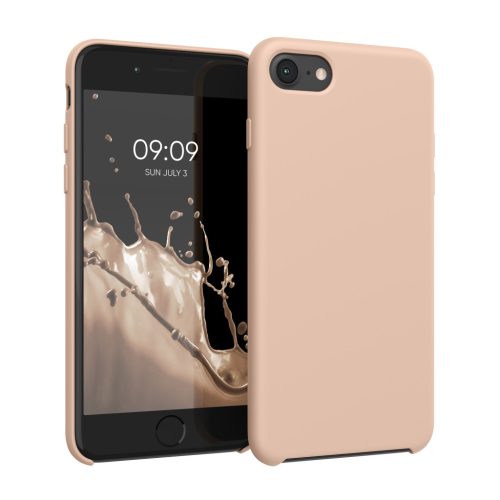 Husa Apple iPhone SE (2022)/iPhone SE (2020)/iPhone 8, Roz deschis, Silicon, KWM0000085I141C