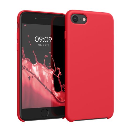 Husa Apple iPhone SE (2022)/iPhone SE (2020)/iPhone 8, Rosu, Silicon, KWM0000085I142C