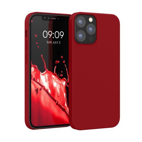 Husa Apple iPhone 12/iPhone 12 Pro, Rosu, Silicon, KWM000011JP101C