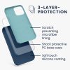 Husa Apple iPhone 12 Pro Max, Albastru, Silicon, KWM000011JR081C