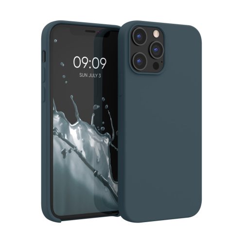 Husa Apple iPhone 12 Pro Max, Verde inchis, Silicon, KWM000011JR082C