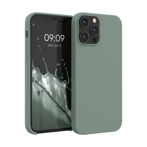 Husa Apple iPhone 12 Pro Max, Verde, Silicon, KWM000011JR084C