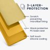 Husa Apple iPhone 14, Galben, Silicon, KWM000016NI049C