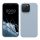 Husa Apple iPhone 14 Pro Max, Albastru deschis, Silicon, KWM000016NL042C
