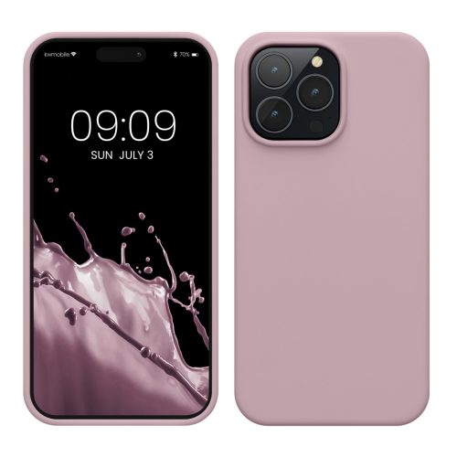 Husa Apple iPhone 14 Pro Max, Mov deschis, Silicon, KWM000016NL044C