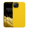 Husa Apple iPhone 15 Plus, Galben, Silicon, KWM000020CB007C