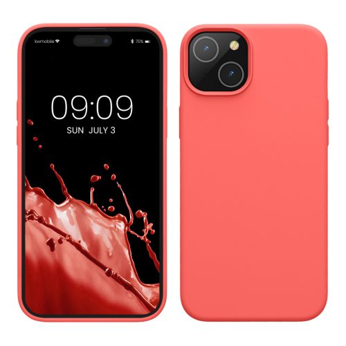 Husa Apple iPhone 15 Plus, Roz, Silicon, KWM000020CB008C