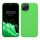 Husa Apple iPhone 15 Plus, Verde, Silicon, KWM000020CB010C