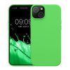 Husa Apple iPhone 15 Plus, Verde, Silicon, KWM000020CB010C