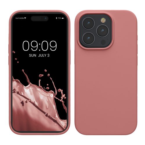 Husa Apple iPhone 15 Pro, Roz, Silicon, KWM000020CC036C