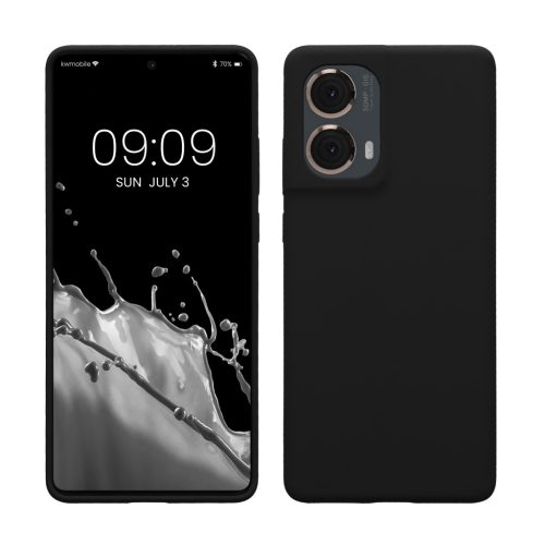Husa Motorola Moto G85, Negru, Silicon, KWM000022TR001C