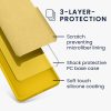 Husa Motorola Moto G85, Galben, Silicon, KWM000022TR006C