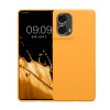 Husa Motorola Moto G85, Portocaliu, Silicon, KWM000022TR007C