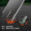 Husa cu jnur Motorola Moto G85, Transparent/Negru, Silicon, KWM000022TS001C