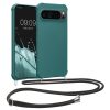 Husa cu jnur Google Pixel 9/Pixel 9 Pro, Verde, Silicon, KWM000020PY005C