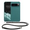 Husa cu jnur Google Pixel 9/Pixel 9 Pro, Verde, Silicon, KWM000020PY005C