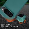 Husa cu jnur Google Pixel 9/Pixel 9 Pro, Verde, Silicon, KWM000020PY005C