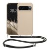 Husa cu jnur Google Pixel 9 Pro XL, Crem, Silicon, KWM000020PZ002C