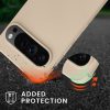 Husa cu jnur Google Pixel 9 Pro XL, Crem, Silicon, KWM000020PZ002C