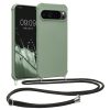 Husa cu jnur Google Pixel 9 Pro XL, Verde deschis, Silicon, KWM000020PZ003C