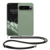 Husa cu jnur Google Pixel 9 Pro XL, Verde deschis, Silicon, KWM000020PZ003C