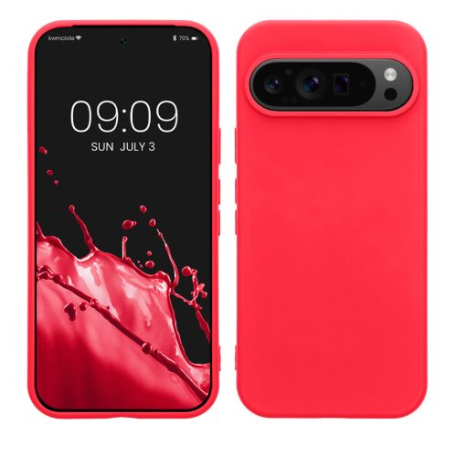 Husa Google Pixel 9/Pixel 9 Pro, Roz, Silicon, KWM000020QA005C