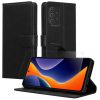 Set Husa si Folie de protectie Samsung Galaxy A52/Galaxy A52 5G/Galaxy A52s 5G, Negru, Piele ecologica/Silicon, KWM000021UP001C
