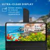 Set Husa si Folie de protectie Samsung Galaxy A52/Galaxy A52 5G/Galaxy A52s 5G, Negru, Piele ecologica/Silicon, KWM000021UP001C