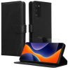Set Husa si Folie de protectie Samsung Galaxy S20 FE, Negru, Piele ecologica/Silicon, KWM000021UU001C