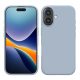 Husa Apple iPhone 16, Albastru deschis, Silicon, KWM000022TU009C