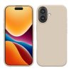 Husa Apple iPhone 16, Crem, Silicon, KWM000022TU010C