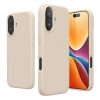 Husa Apple iPhone 16, Crem, Silicon, KWM000022TU010C