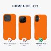 Husa Apple iPhone 16 Plus, Portocaliu, Silicon, KWM000022TV002C