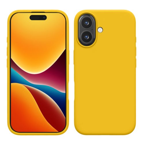Husa Apple iPhone 16 Plus, Galben, Silicon, KWM000022TV004C