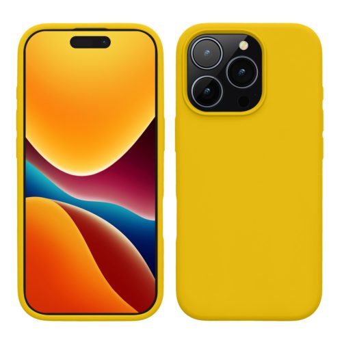 Husa Apple iPhone 16 Pro, Galben, Silicon, KWM000022TW004C